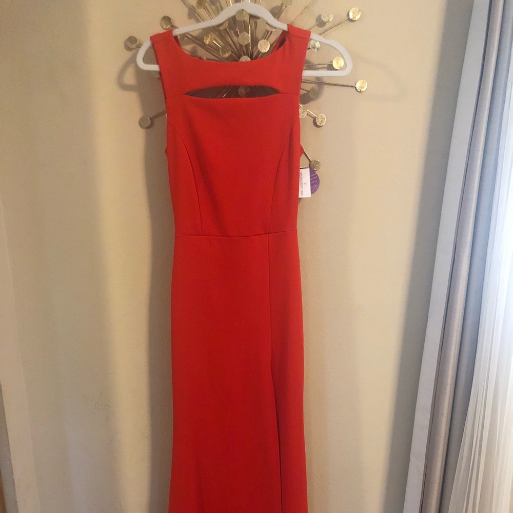 Red / orange formal dress
